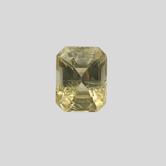 Yellow Sapphire Un-Heat - Octagon 11.84x9.27MM - 7.05 Cts.