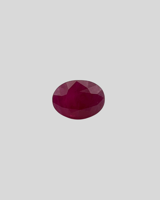 Ruby - Oval 11.47x8.50MM - 6.04 Cts.
