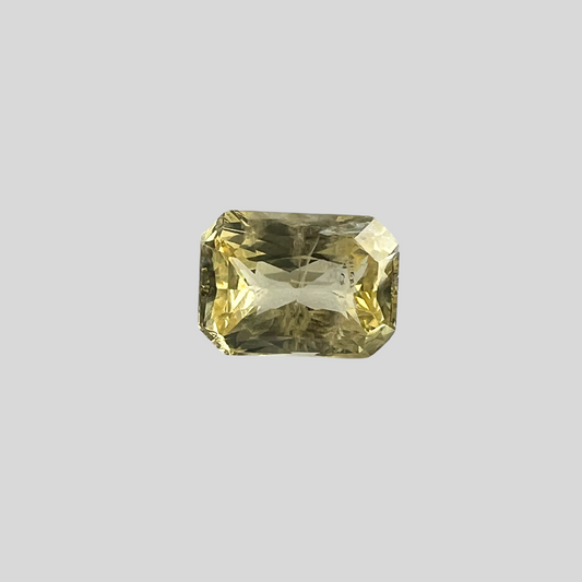 Yellow Sapphire Un-Heat - Octagon 12.04x8.81MM - 6.38 Cts.