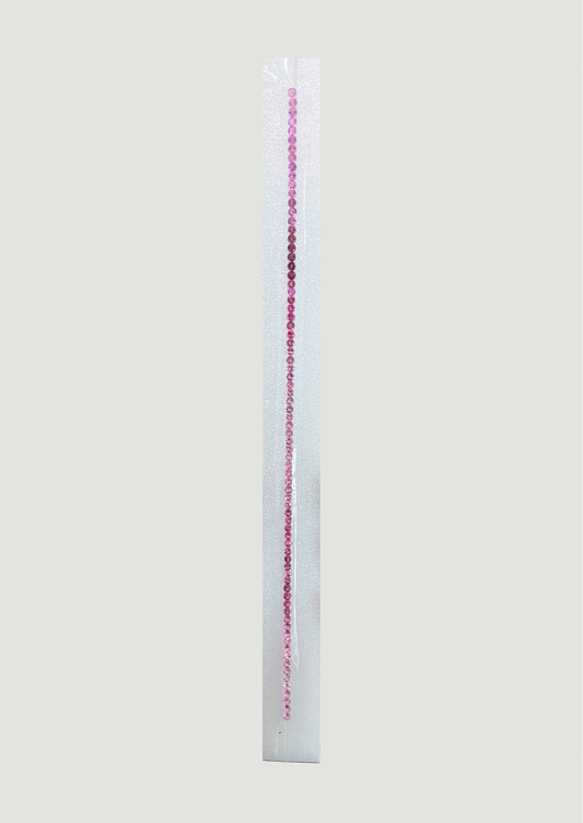Pink Tourmaline Shaded - Round 2.3MM