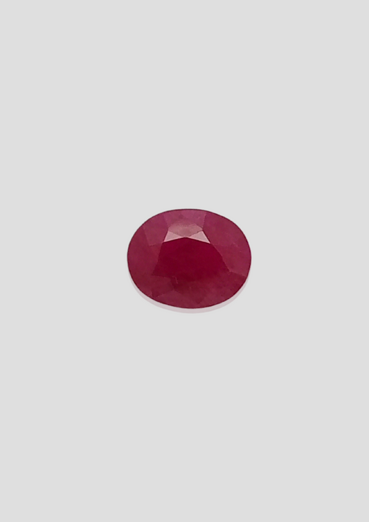Ruby - Oval 12.01x9.68 MM - 7.02 Cts.
