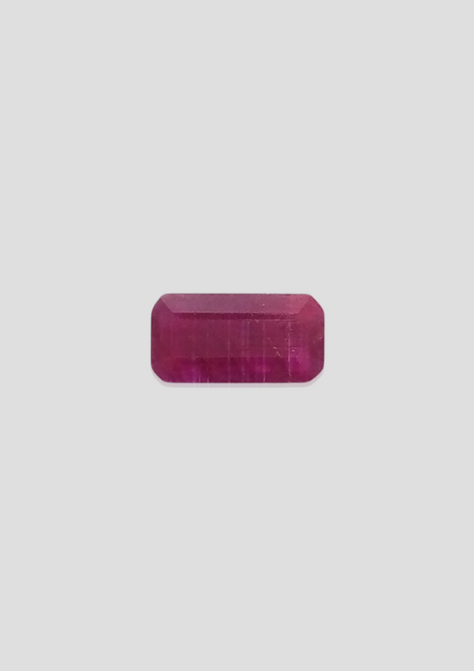 Ruby Un-Heat - Octagon 14.26x7.43MM - 3.35 Cts.