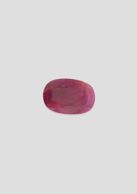 Ruby Un-Heat - Oval 18.58x11.92MM - 7.30 Cts.