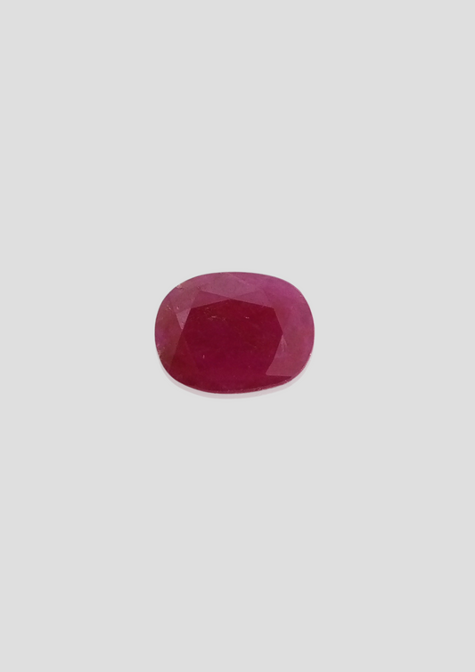 Ruby Un-Heat - Oval 12.26x9.37MM - 3.97 Cts.