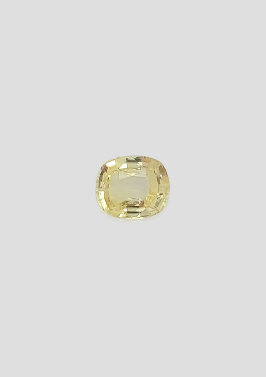 Yellow Sapphire Un-Heat - Cushion 9x7.8MM