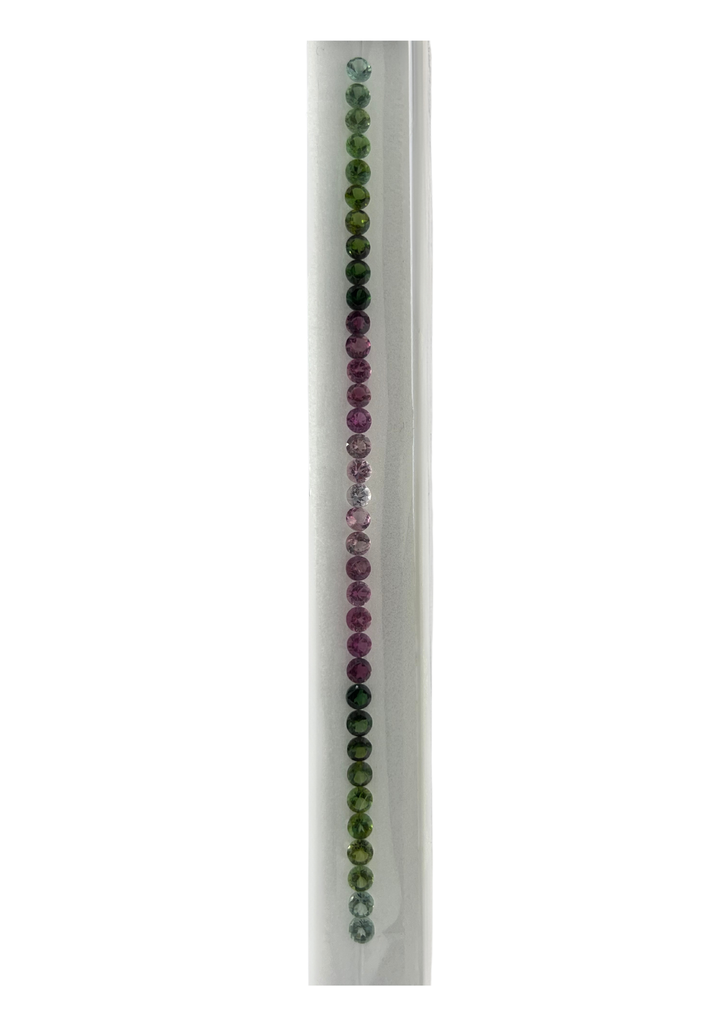 Pink Green Tourmaline - Round 5MM