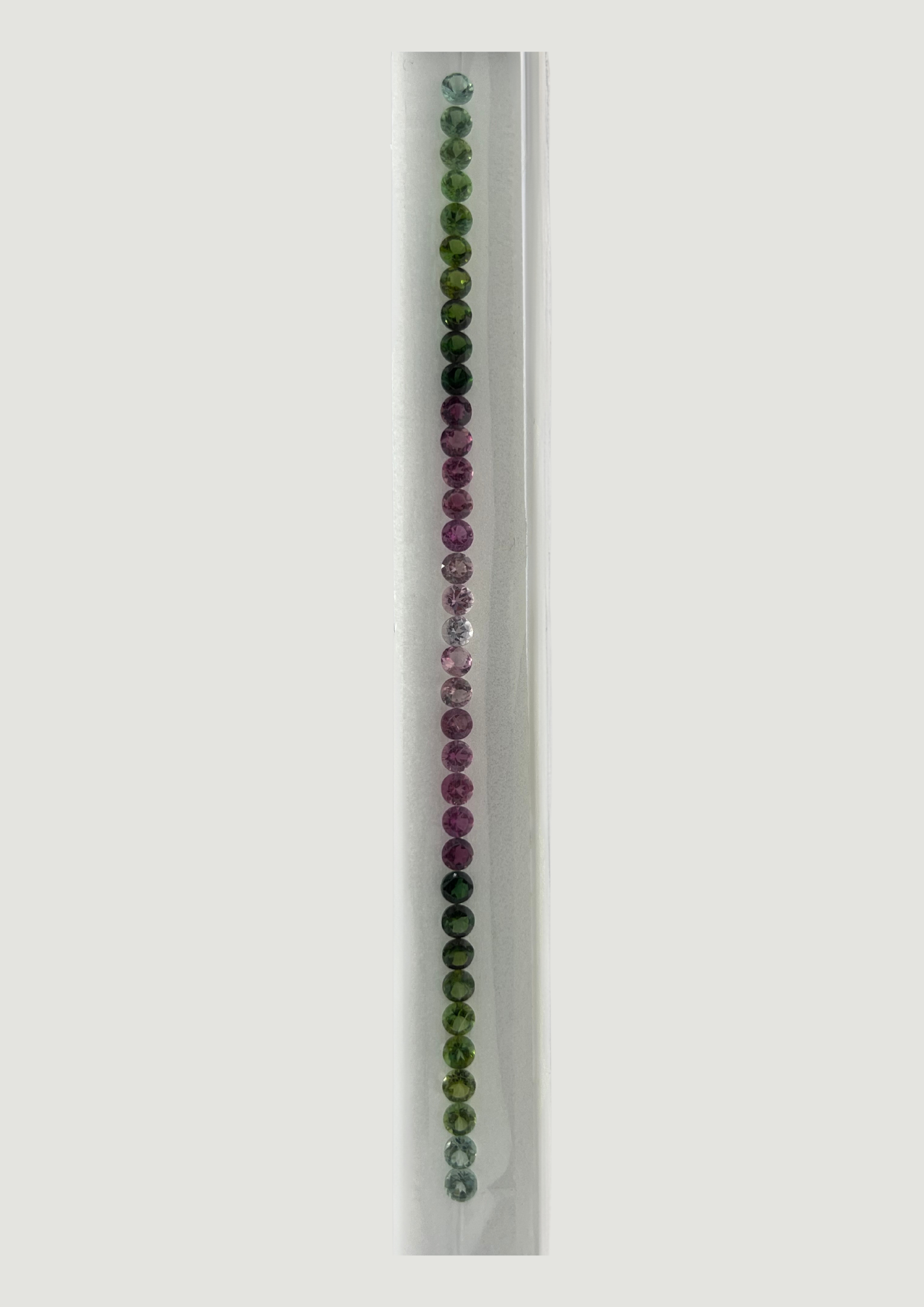 Pink Green Tourmaline - Round 5MM