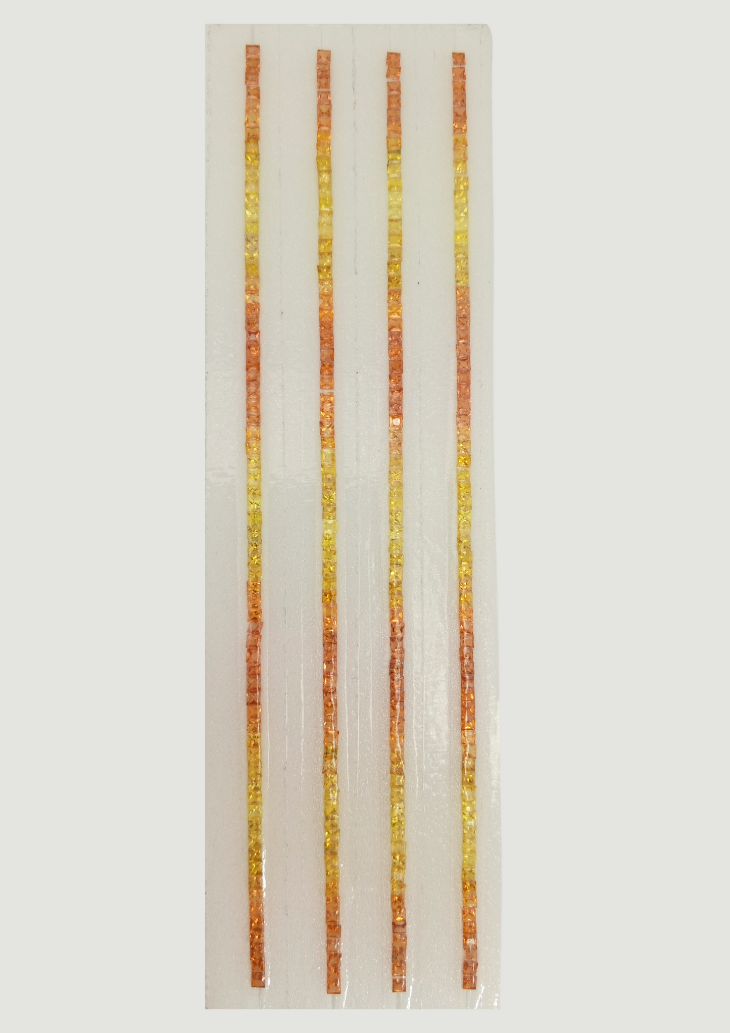 Yellow Sapphire Shaded - Square 2.5MM