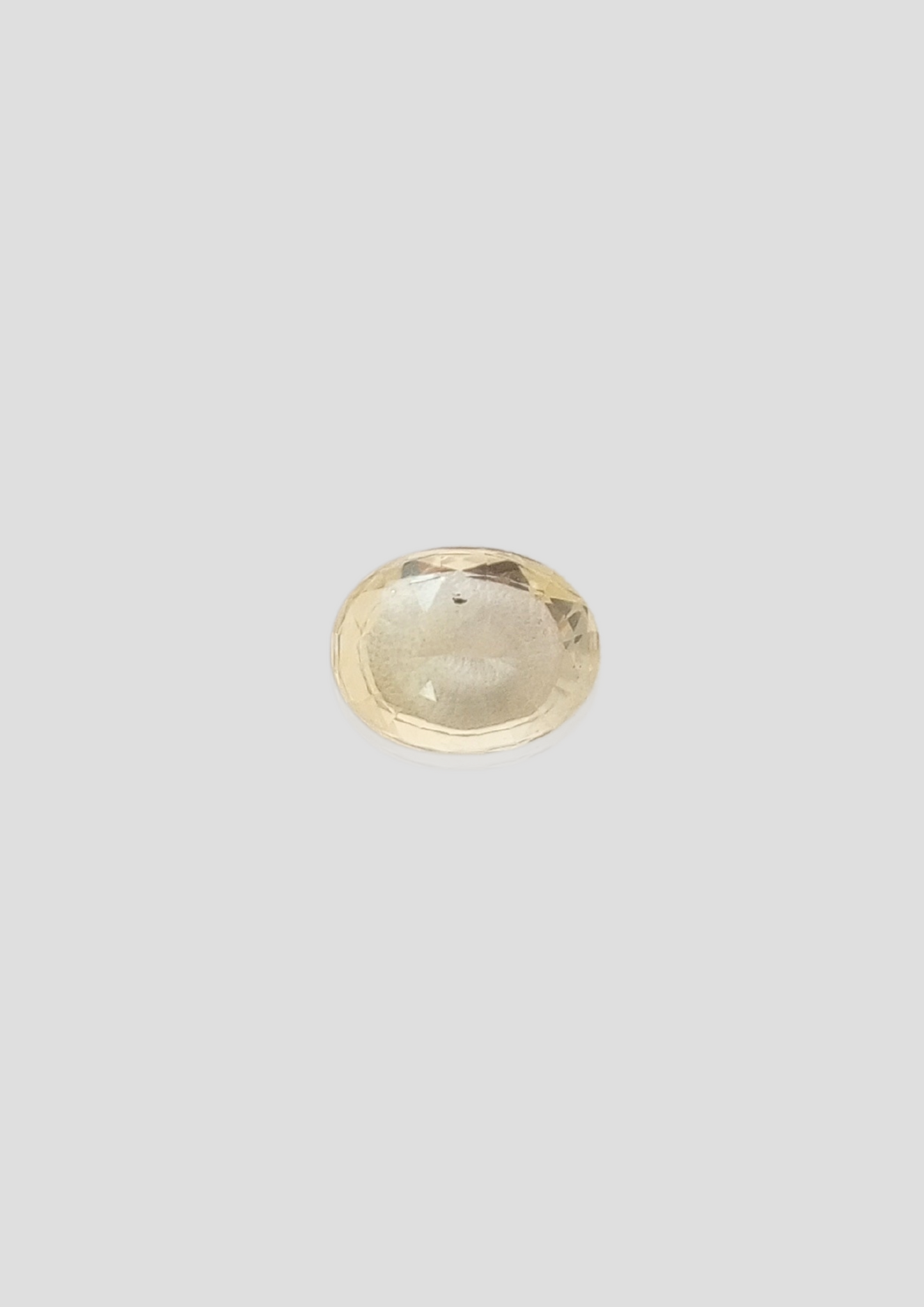 Yellow Sapphire Un-Heat - Oval 8.81x6.79MM - 2.75 Cts.