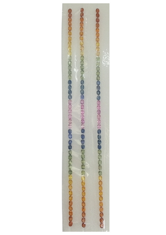 Multi Sapphire - Oval 4x3MM