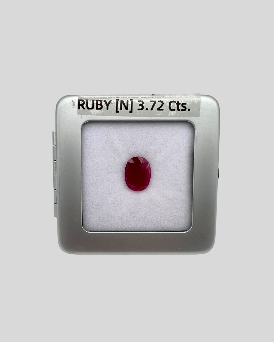 Ruby Un-Heat - Oval 11.94x9.06MM - 3.72 Cts.