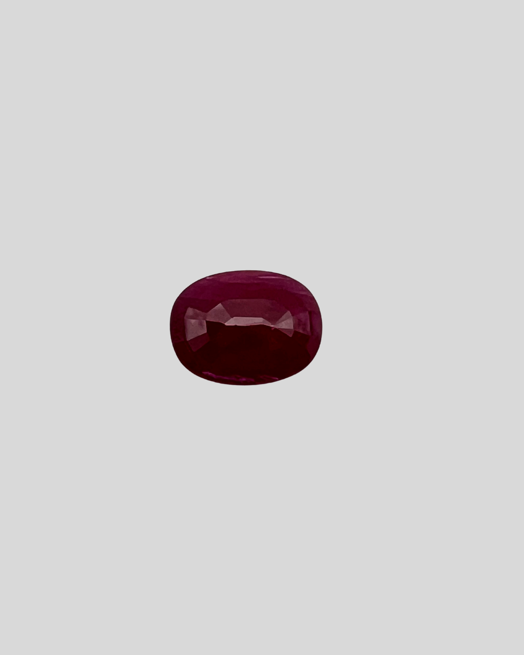 Ruby Un-Heat - Oval 11.94x9.06MM - 3.72 Cts.