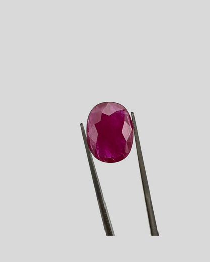 Ruby Un-Heat - Oval 11.94x9.06MM - 3.72 Cts.