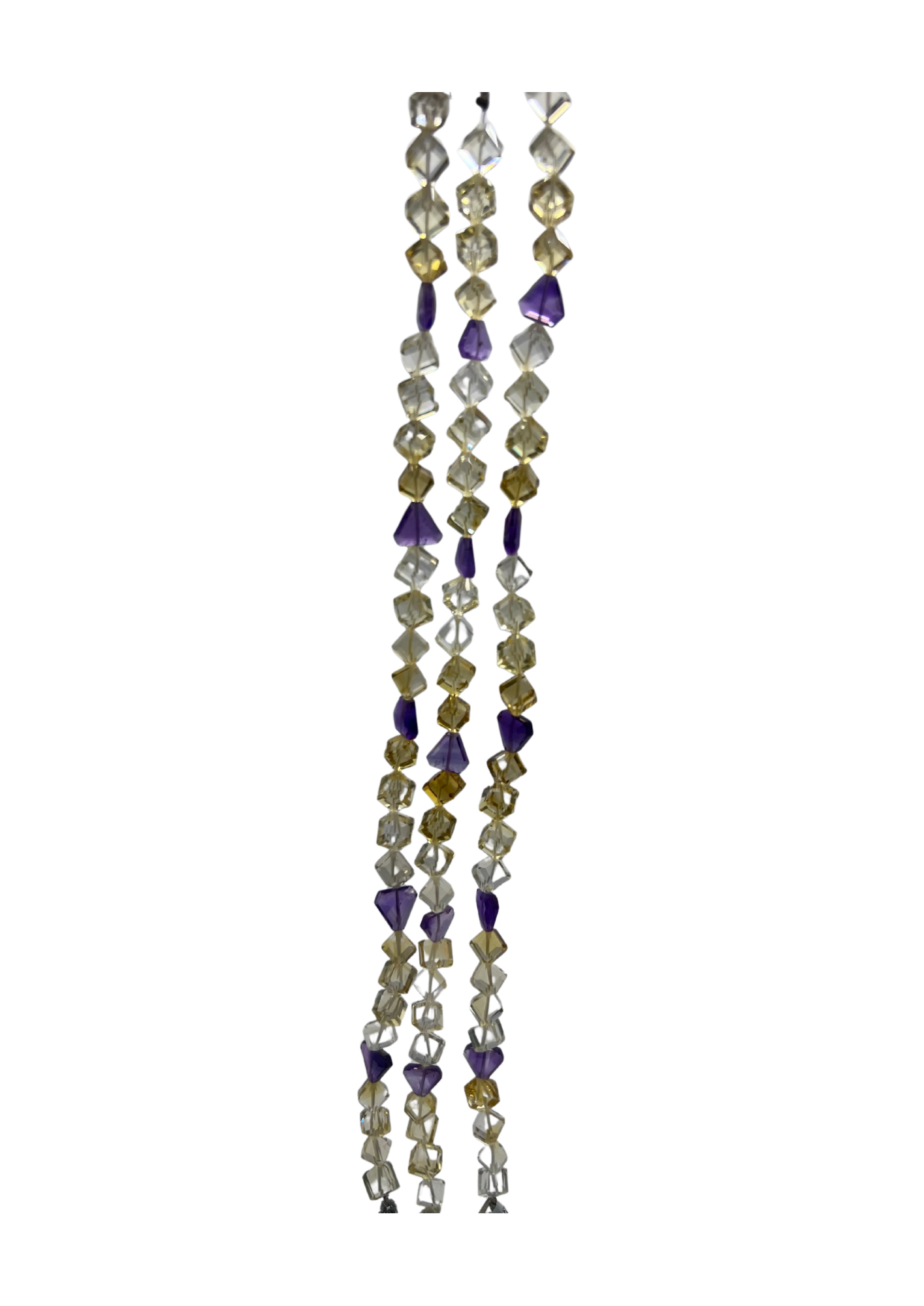 Amethyst & Citrine Fancy Beads