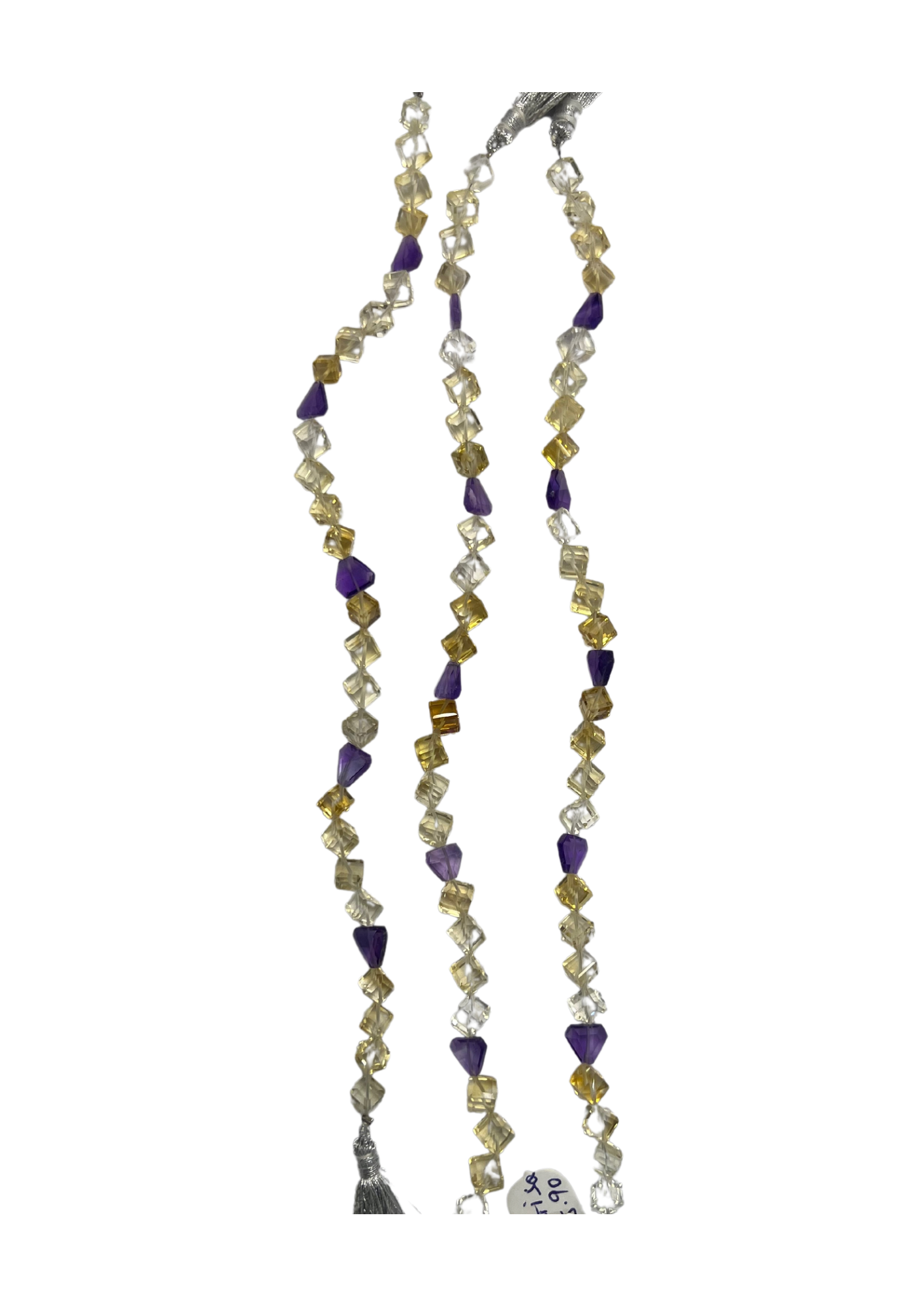 Amethyst & Citrine Fancy Beads