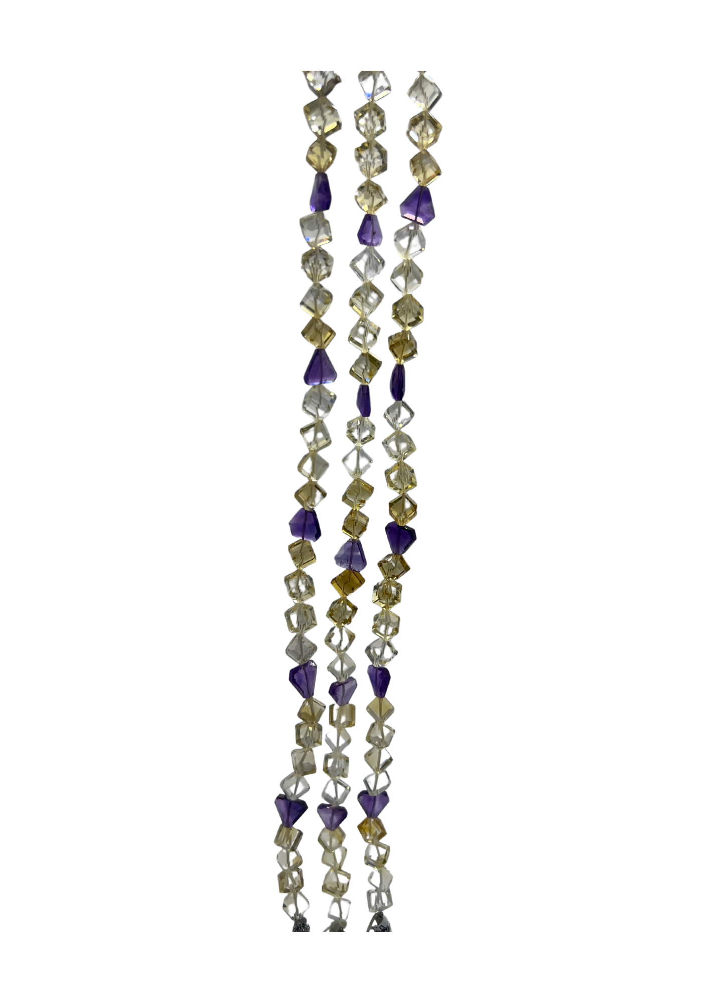 Amethyst & Citrine Fancy Beads