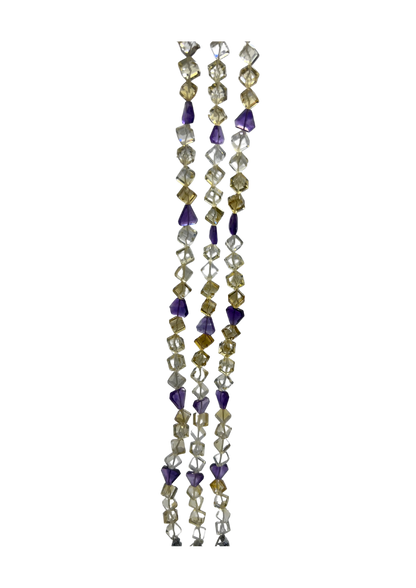 Amethyst & Citrine Fancy Beads