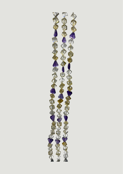 Amethyst & Citrine Fancy Beads