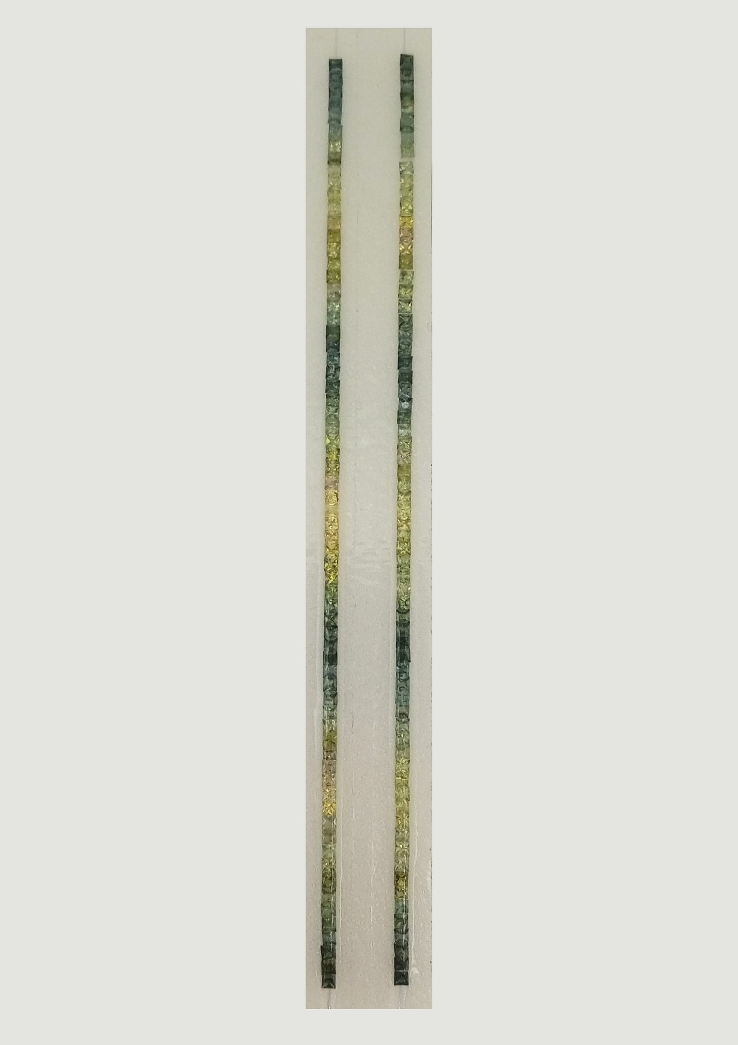 Green Sapphire Shaded - Square 2.5MM