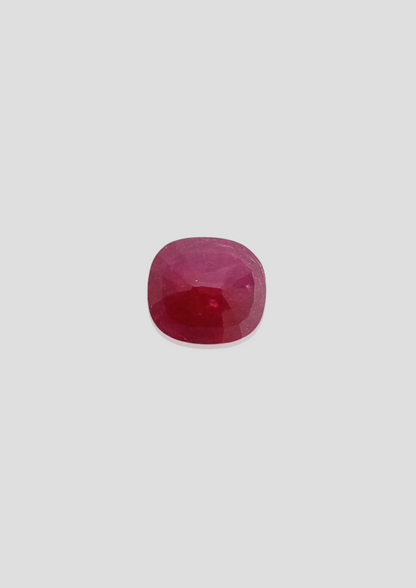 Ruby - Cushion 10.28x9.29MM - 4.80 Cts.