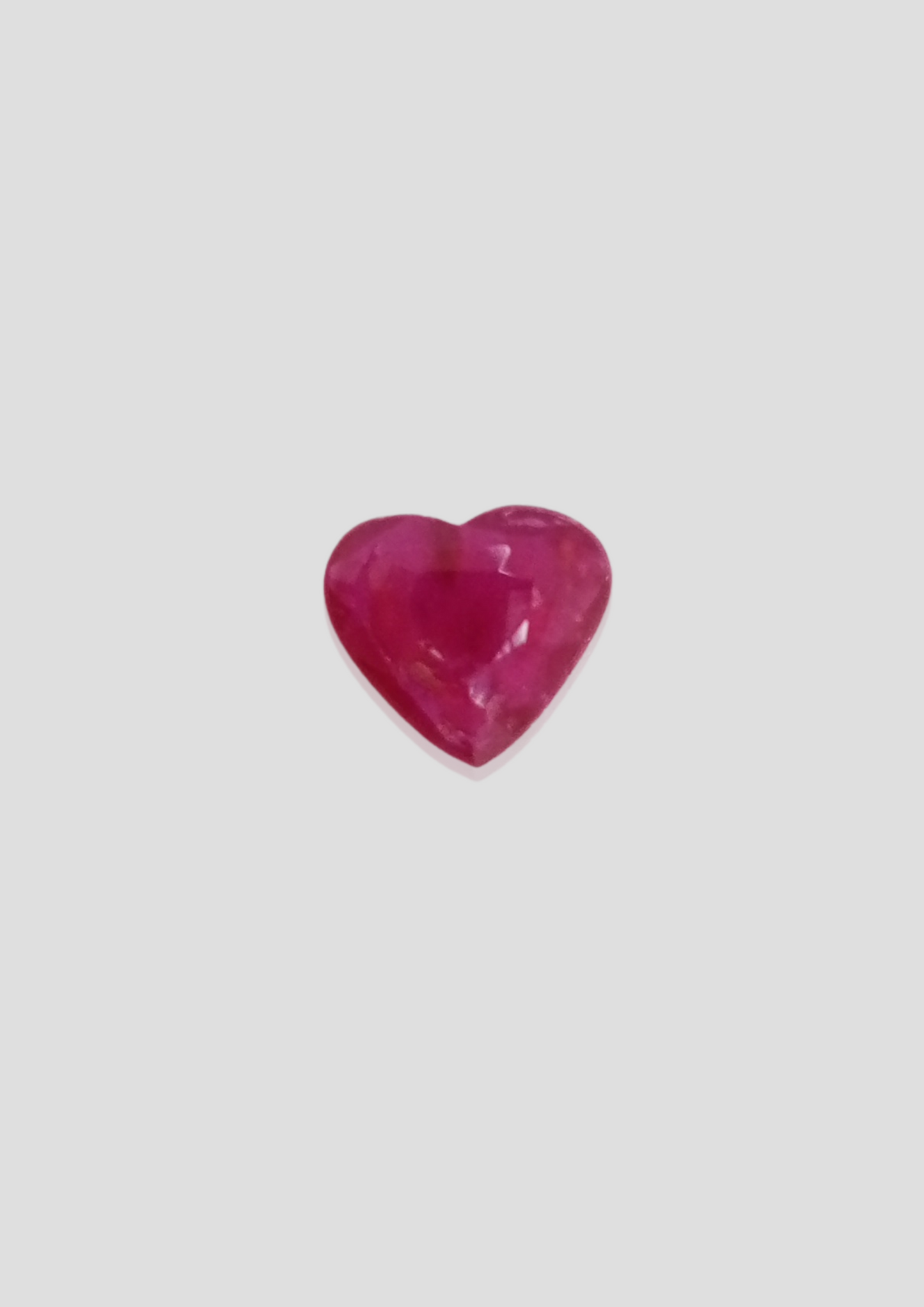 Ruby - Heart 7.65x8.52MM - 1.45 Cts.