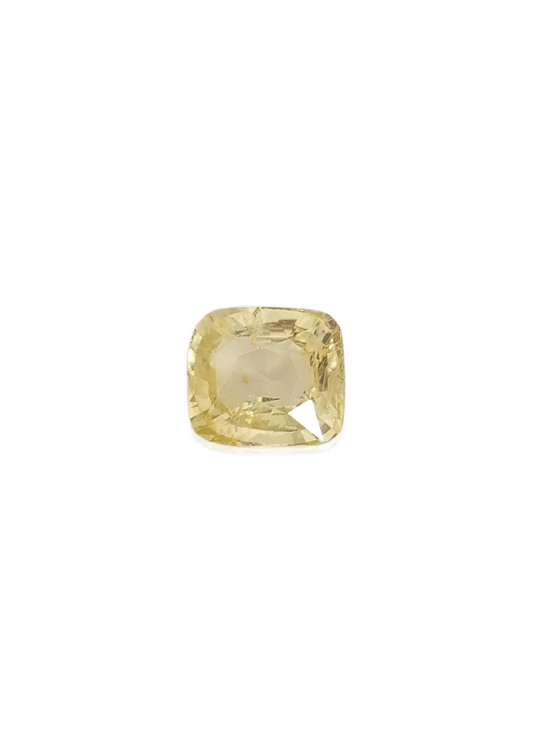 Yellow Sapphire - Cushion 10.07x9.06MM - 5.16 Cts.