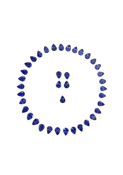 Tanzanite - Pear 8x6MM LAYOUT