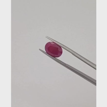 Ruby - Oval 11.17x8.27MM - 5.18 Cts.