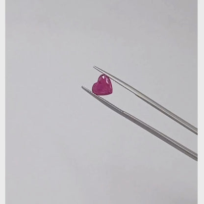 Ruby - Heart 7.65x8.52MM - 1.45 Cts.